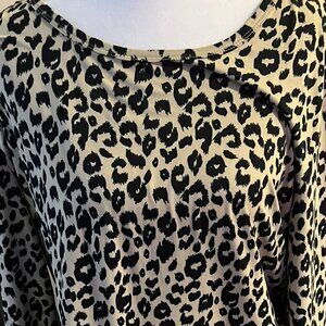 SHEIN Sz 2XL Animal print jersey dress with pockets